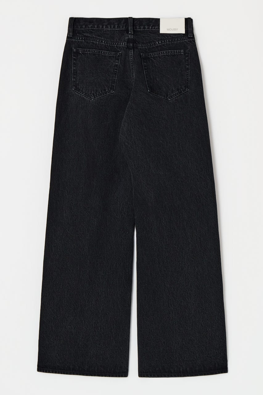 LOW SLUNG WIDE ストレート BLK 0