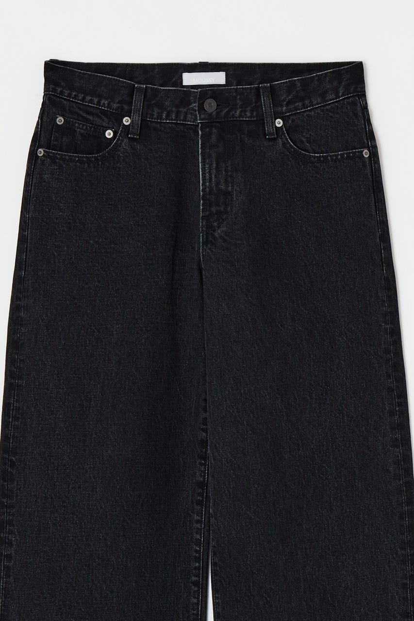 LOW SLUNG WIDE ストレート BLK 0