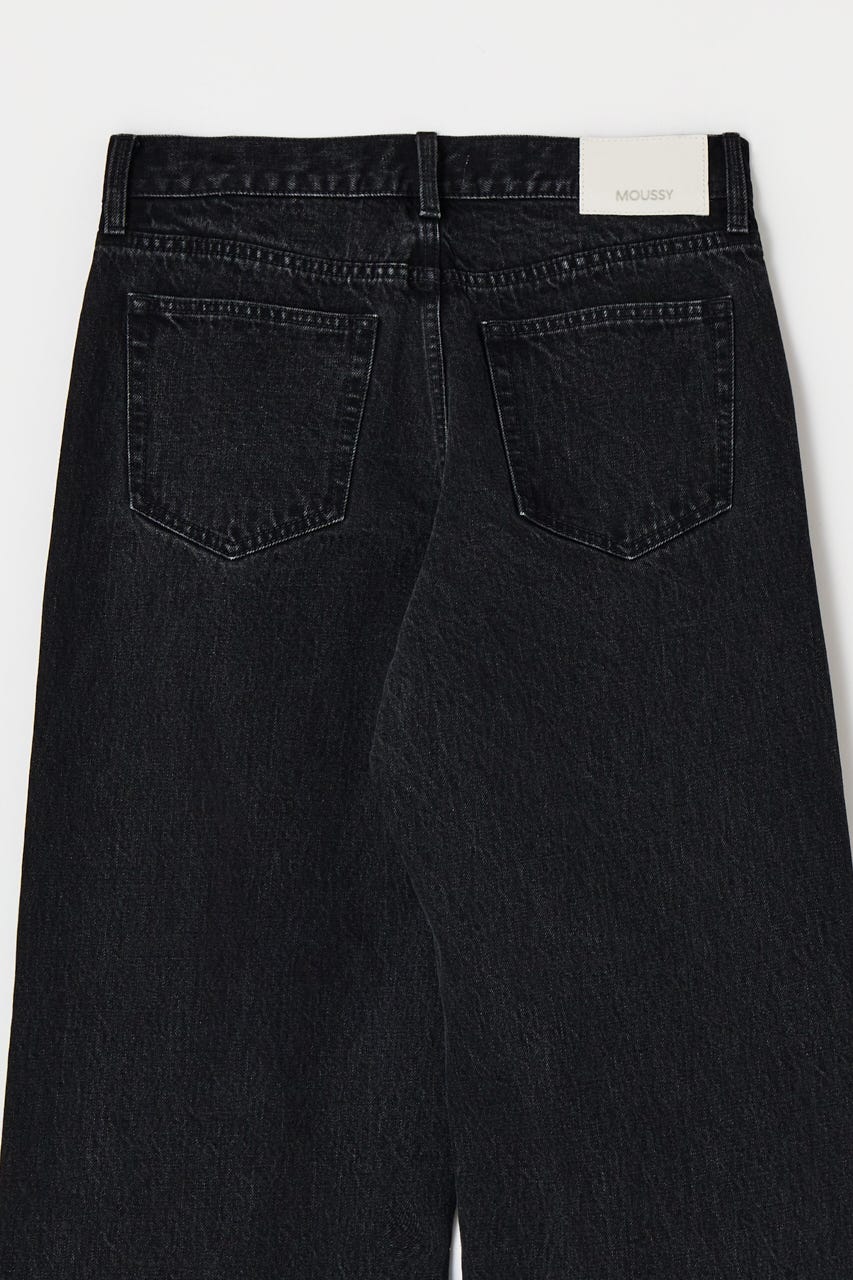 LOW SLUNG WIDE ストレート BLK 0