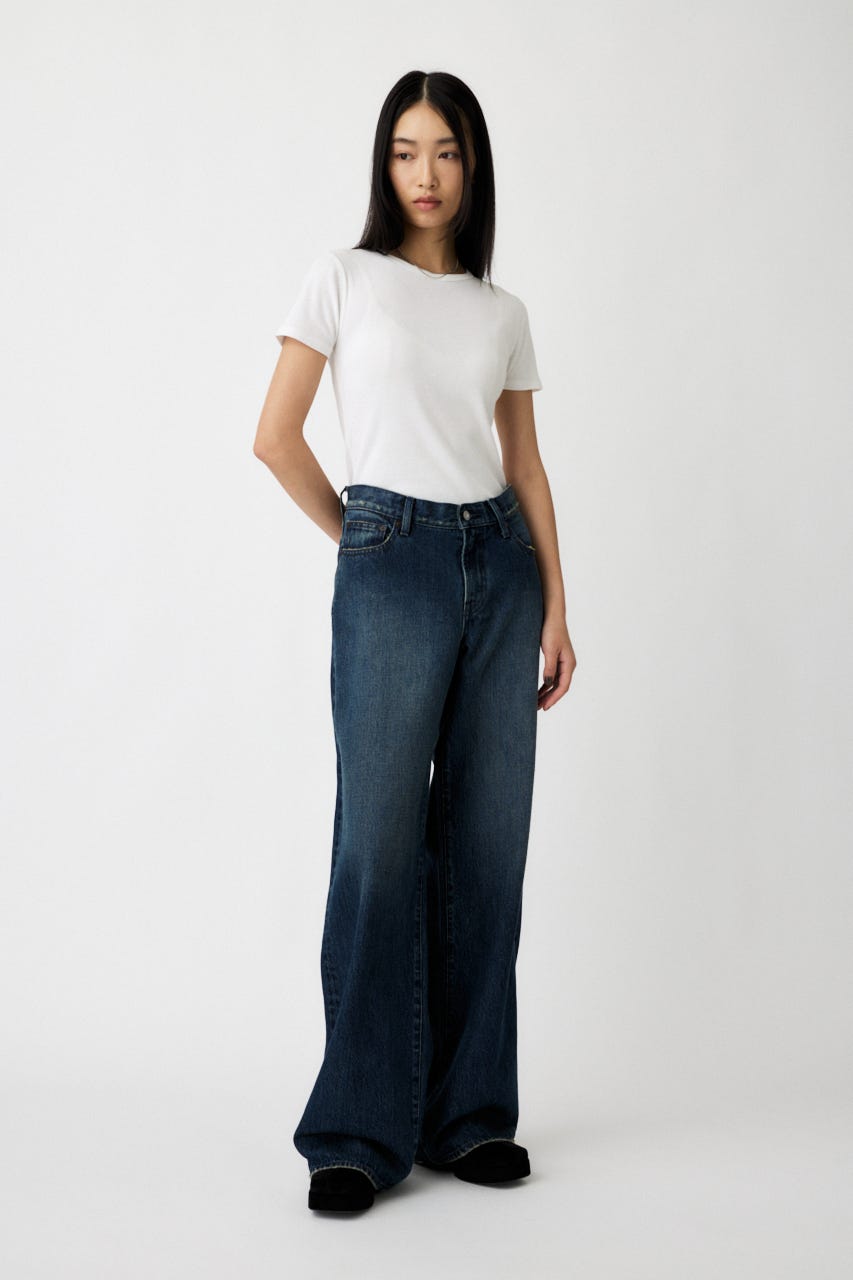 LOW SLUNG WIDE ストレート D/BLU 1