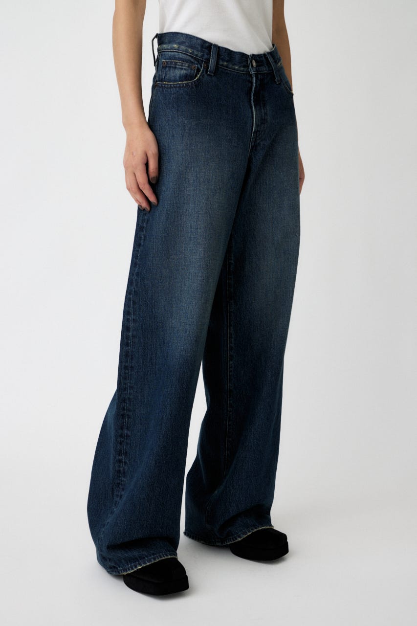 LOW SLUNG WIDE ストレート D/BLU 1