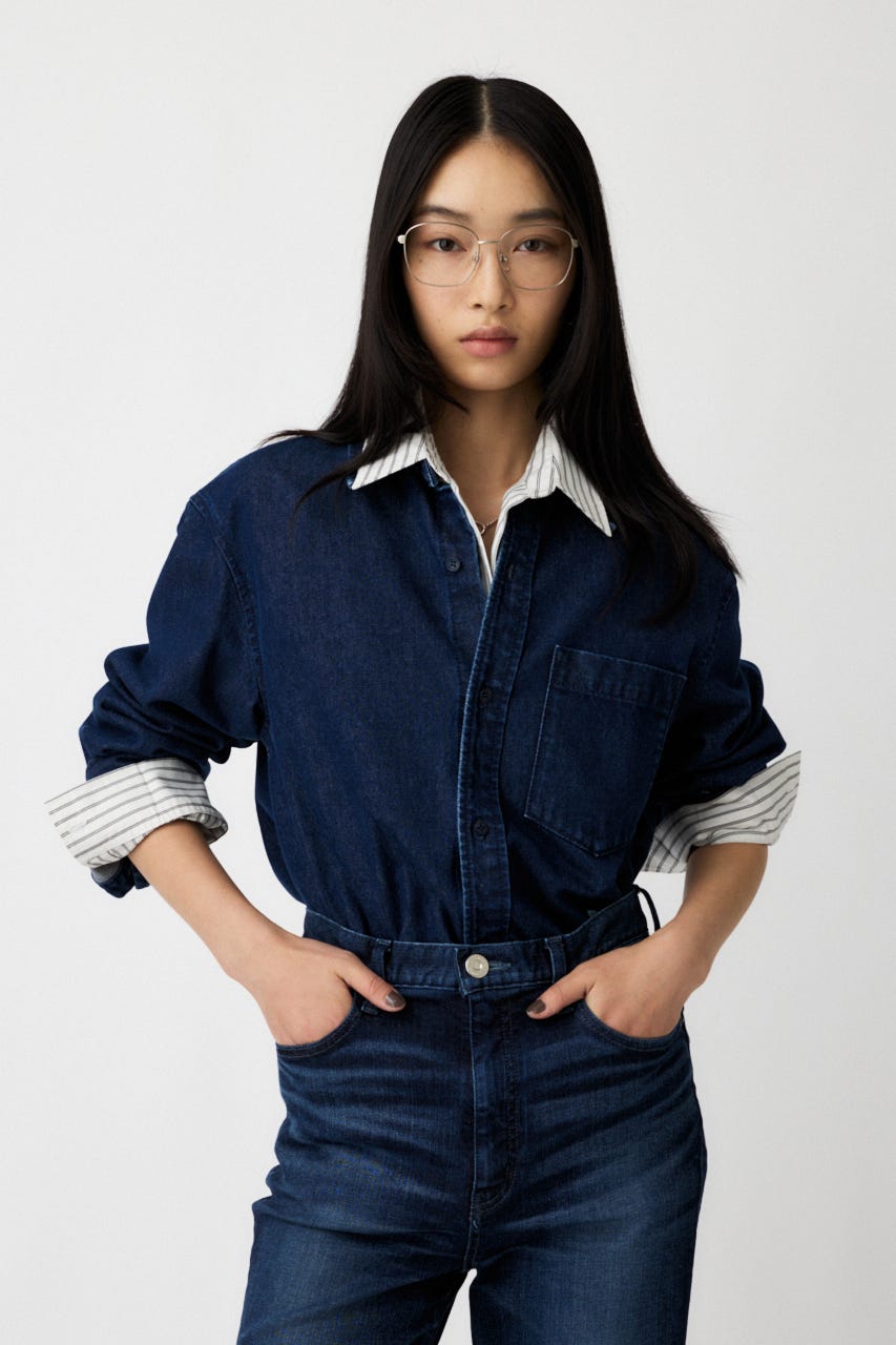 最終値下げ‼️MOUSSY REMAKE DENIM SHIRT MOUSSY REMAKE DENIM SHIRT