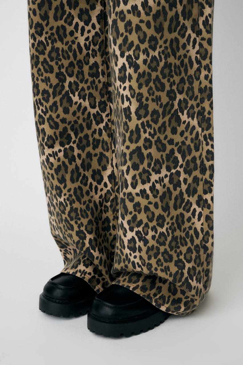 MOUSSY | LEO PRNTED WIDE ストレート (ワイド ) |SHEL'TTER