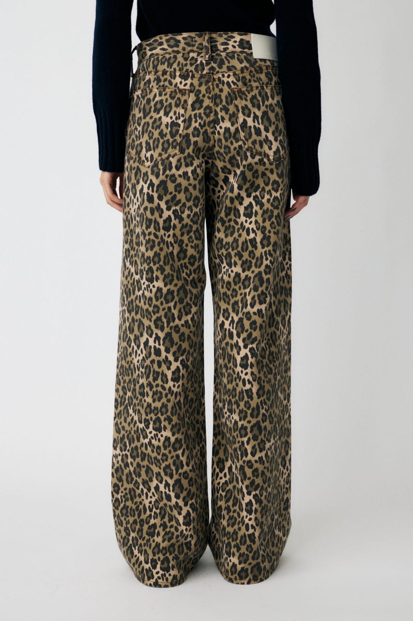MOUSSY | LEO PRNTED WIDE ストレート (ワイド ) |SHEL'TTER