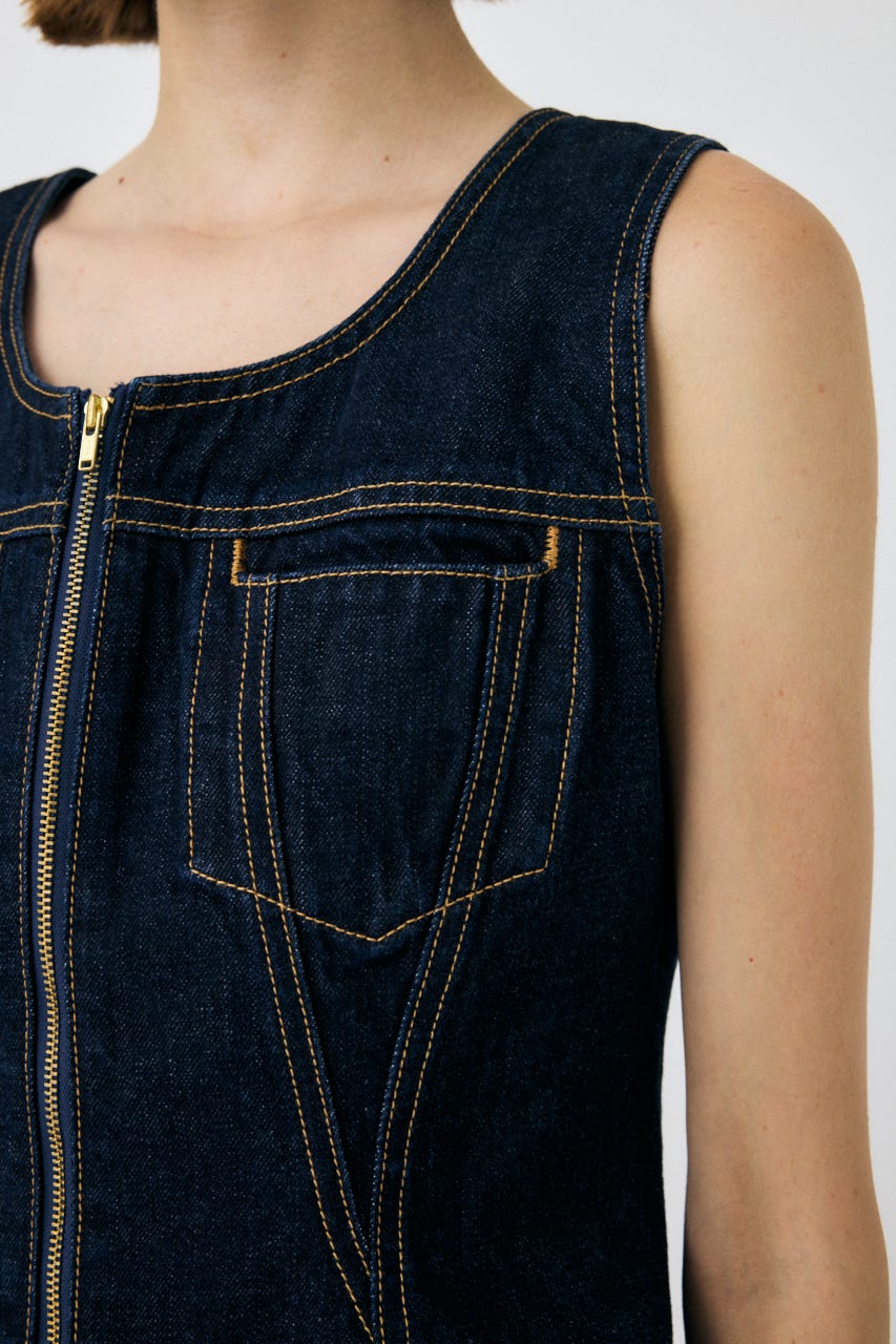 stussy デニムベスト Stussy（ステューシー） DENIM WORK VEST INDIGO デニムベスト