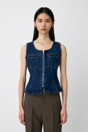 【らん】SHORT TWEEDY MOUSSY デニムセットアップ らん様専用】SHORT TWEEDY MOUSSY デニムセットアップ （JOHN