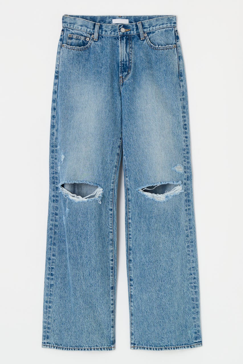 完売品 MOUSSY SLIT WIDE LOOSE STRAIGHT サイズS MOUSSY THIGH SLIT LOOSE STRAIGHT - メルカリ