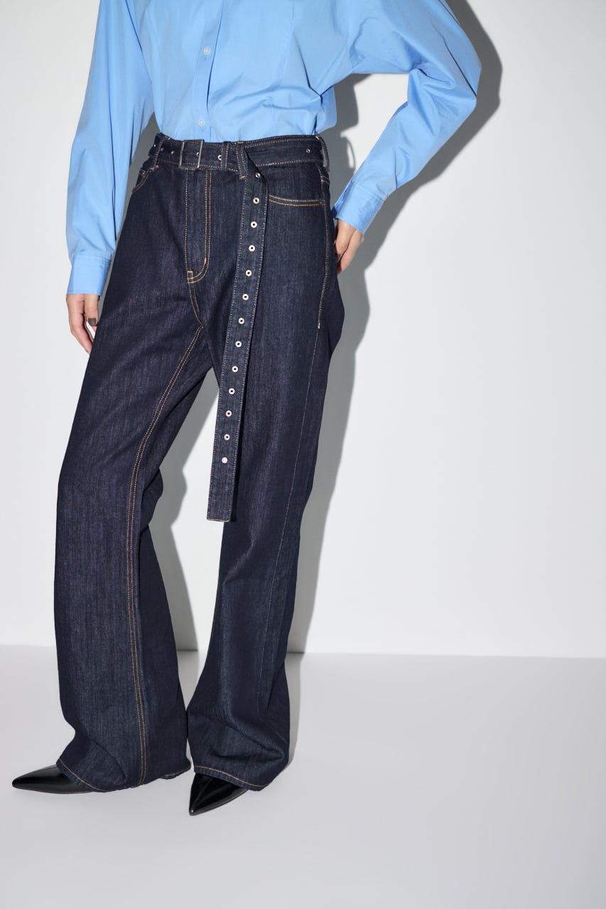 LOW SLUNG ブーツカットパンツ One Wash 2