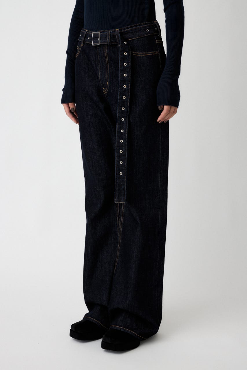 LOW SLUNG ブーツカットパンツ One Wash 2