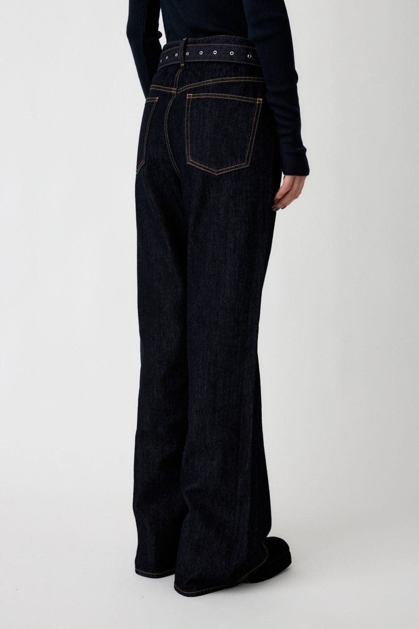 LOW SLUNG ブーツカットパンツ One Wash 2