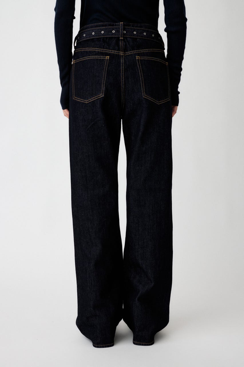 LOW SLUNG ブーツカットパンツ One Wash 2