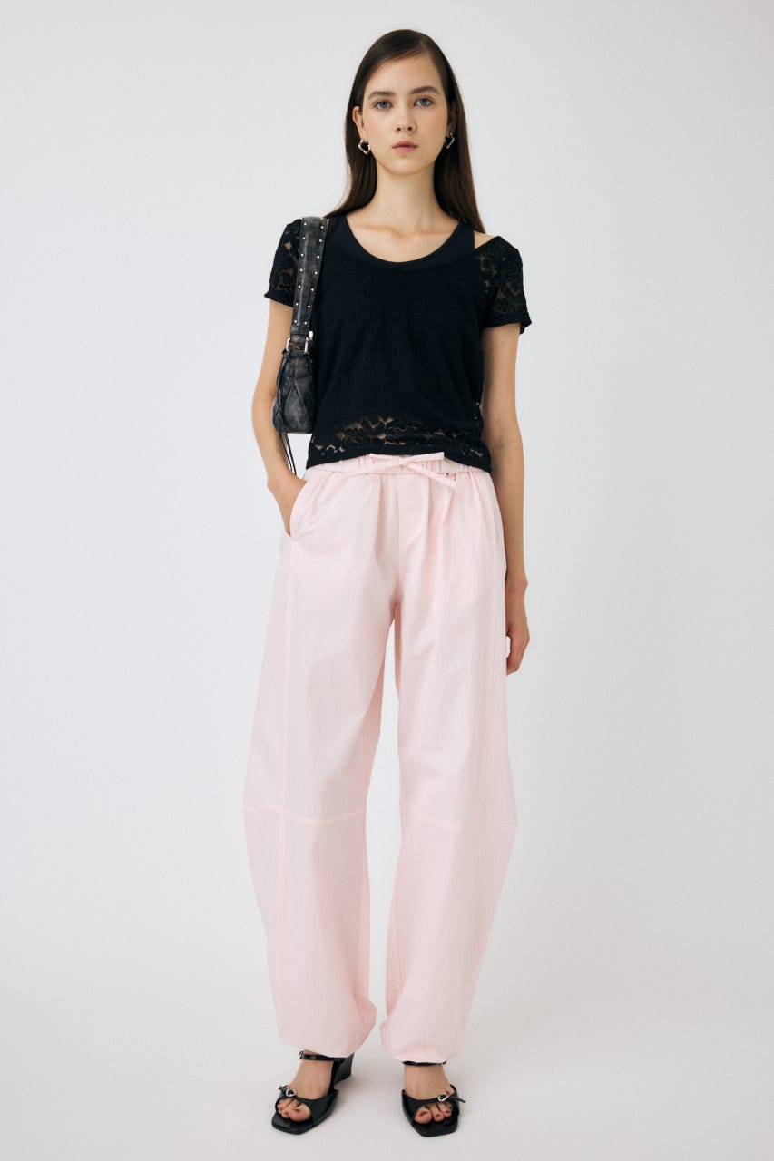 MOUSSY | CURVED LINE イージーパンツ (パンツ ) |SHEL'TTER