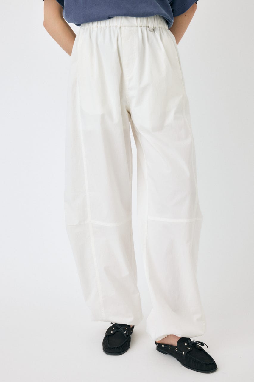 【WOOHWA】CURVE LINE EASY PANTS MOUSSY | CURVED LINE イージーパンツ (パンツ ) |SHEL'TTER