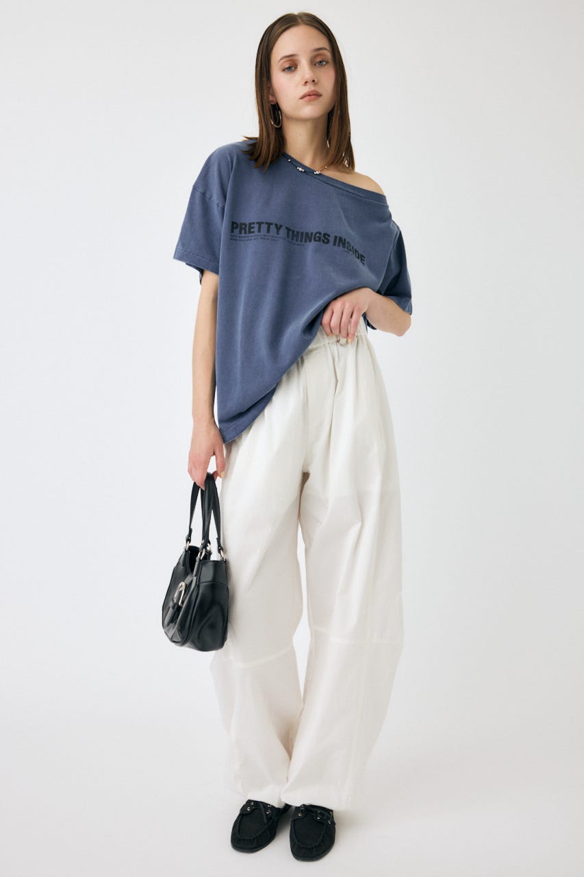MOUSSY | CURVED LINE イージーパンツ (パンツ ) |SHEL'TTER