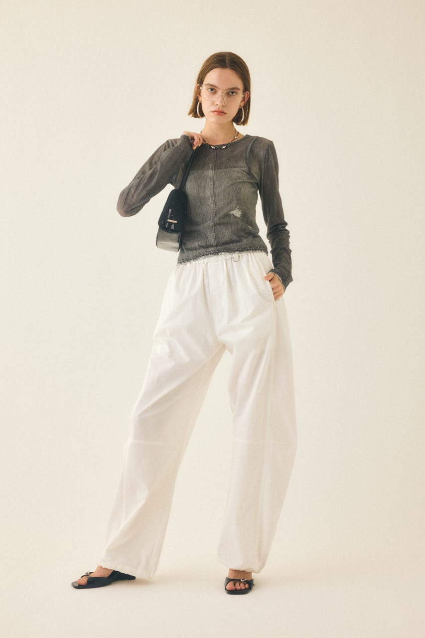 MOUSSY | CURVED LINE イージーパンツ (パンツ ) |SHEL'TTER