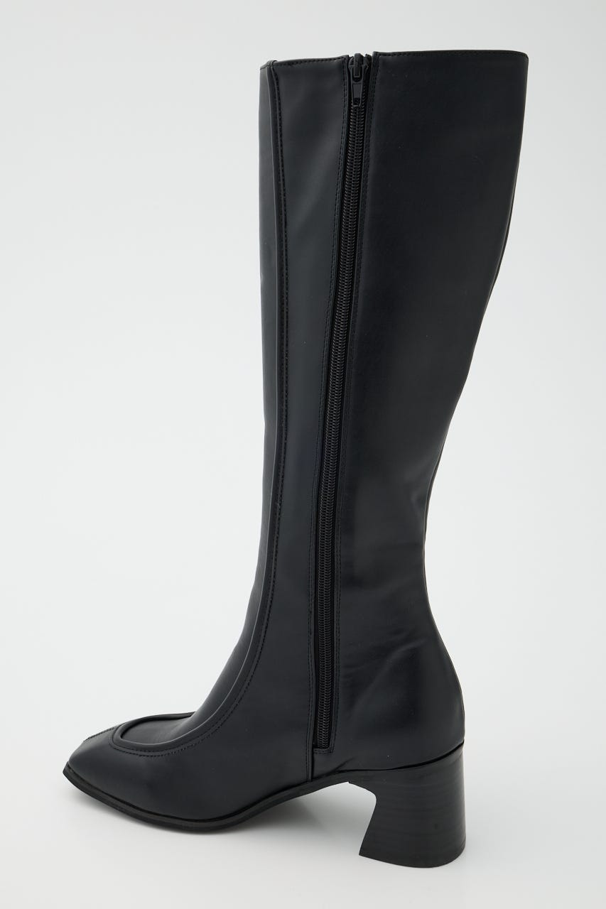 moussy マウジー stretched long boots ブーツ MOUSSY（マウジー）の「STRETCHED LONG ブーツ（ブーツ）」 - WEAR