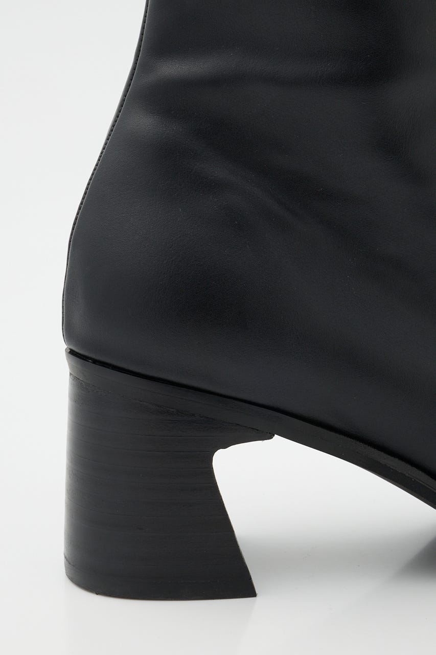 MOUSSY SQUARE TOE LONG ブーツ ブラック MOUSSY | 【ViVi掲載】AIR EASE ロングブーツ (ブーツ ) |SHEL