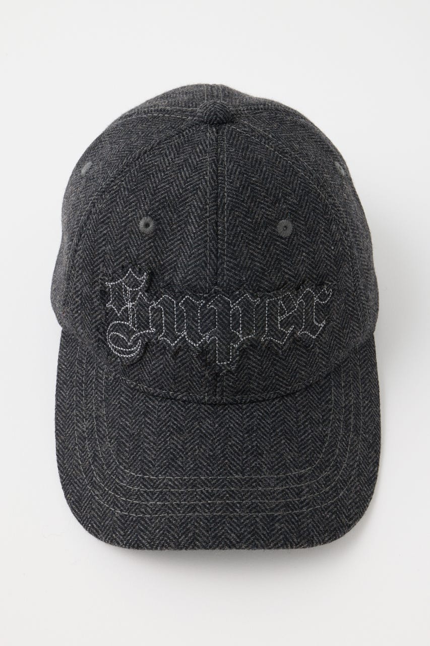 BlackEyePatch moussy ベースボールキャップ MOUSSY | PATCH WOOL ベースボールキャップ (帽子 ) |SHEL'TTER