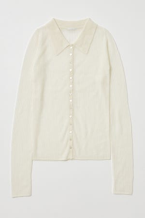 SHEER KNIT SHIRT シャツ