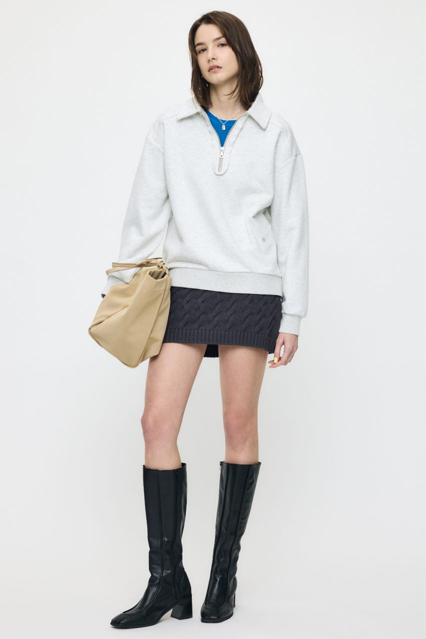 CONTRAST LAYER L/S TEE BLU FREE