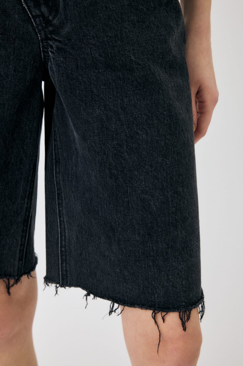 CROSS WAIST HALF パンツ BLK 2