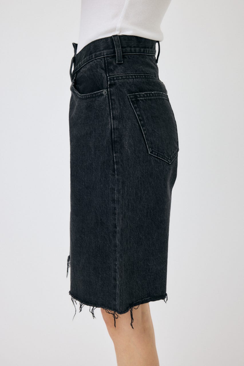 CROSS WAIST HALF パンツ BLK 2
