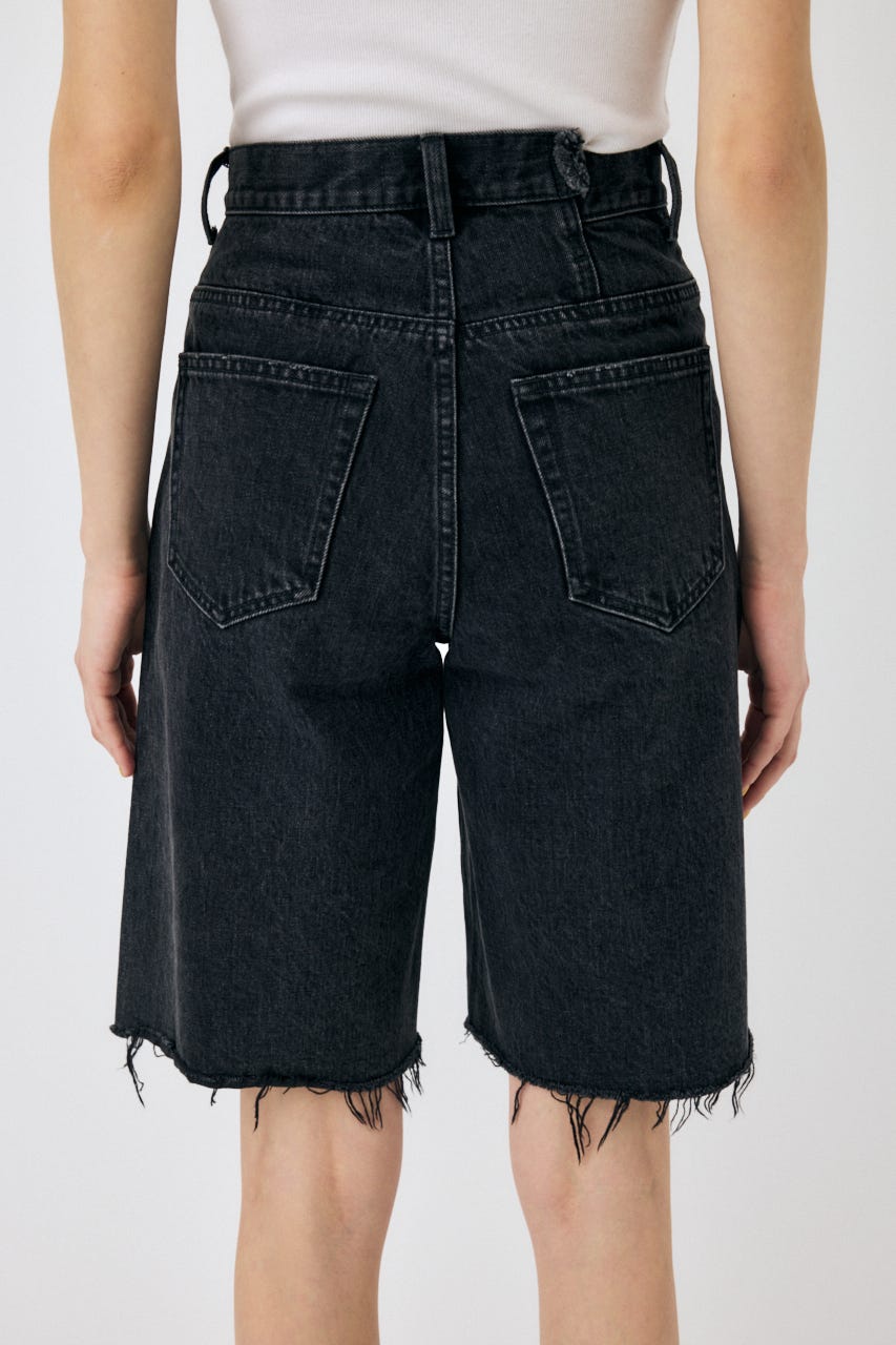 CROSS WAIST HALF パンツ BLK 2