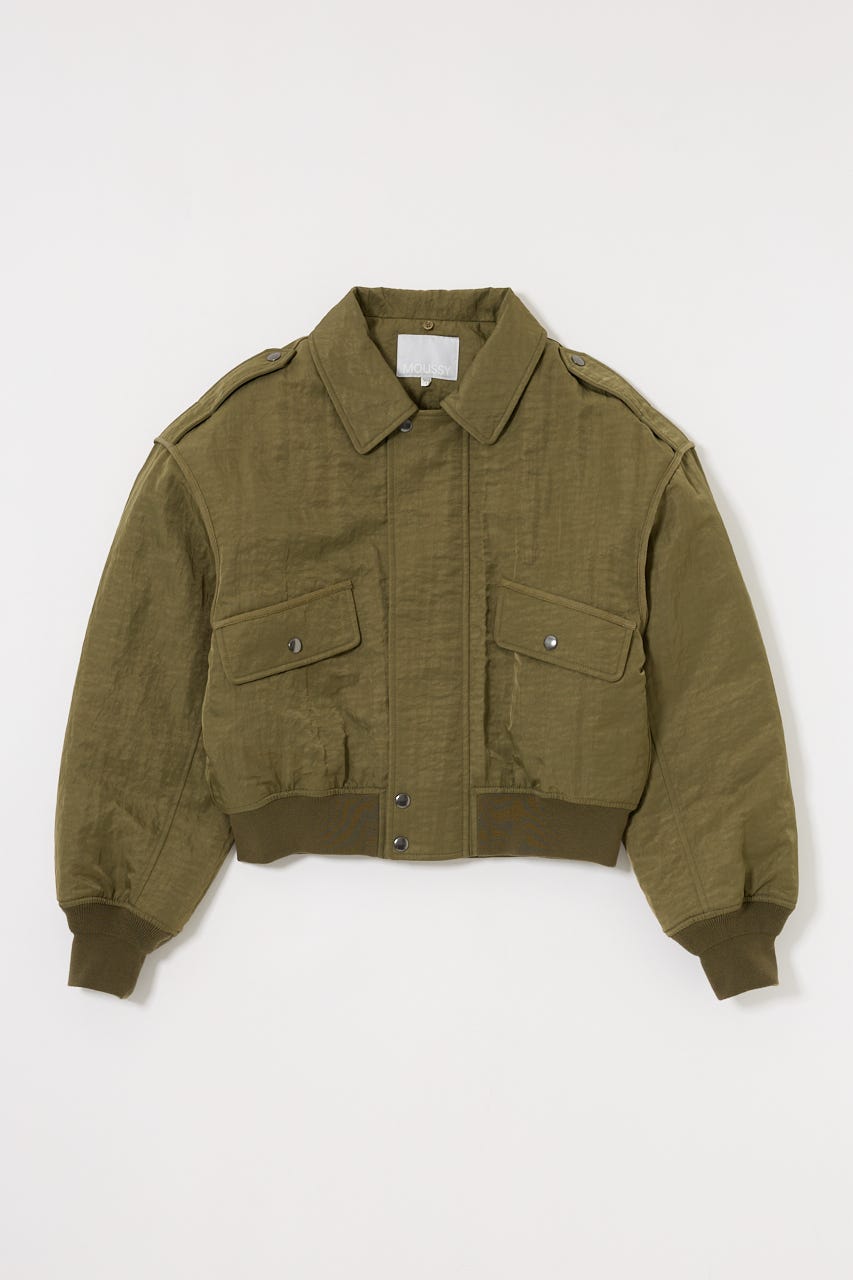 MOUSSY | F/FUR COLLAR CROP ブルゾン (ブルゾン ) |SHEL'TTER