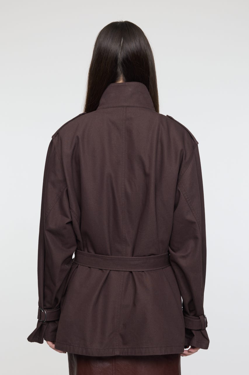 Moussy 豹紋のカーゴジャケット MOUSSY | BELTED CARGO ジャケット (その他アウター ) |SHEL