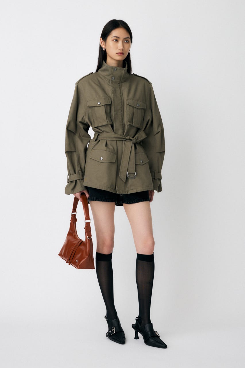 MOUSSY | BELTED CARGO ジャケット (その他アウター ) |SHEL