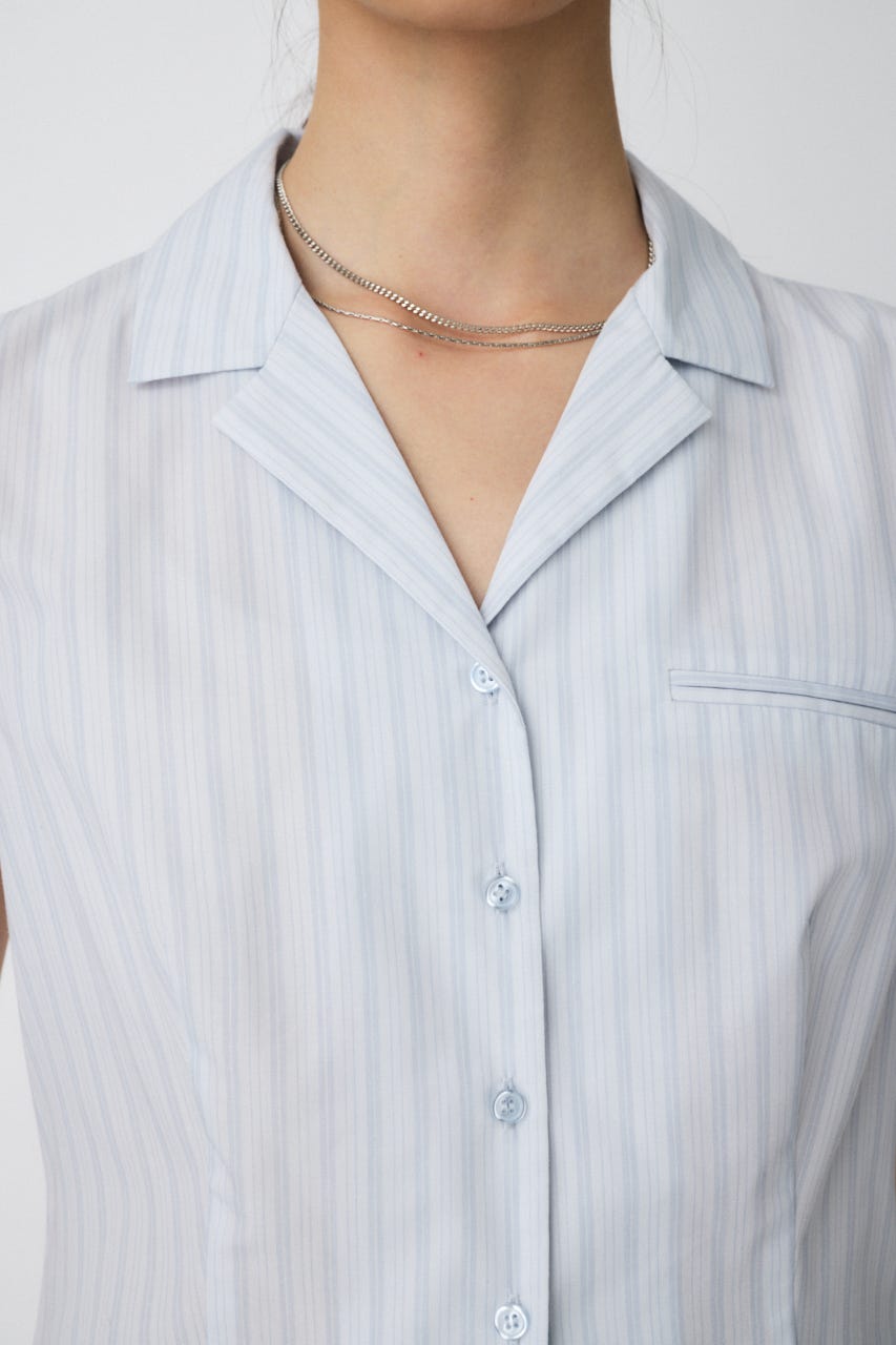 MOUSSY | MICRO SLEEVE SHIRT ブラウス (シャツ・ブラウス