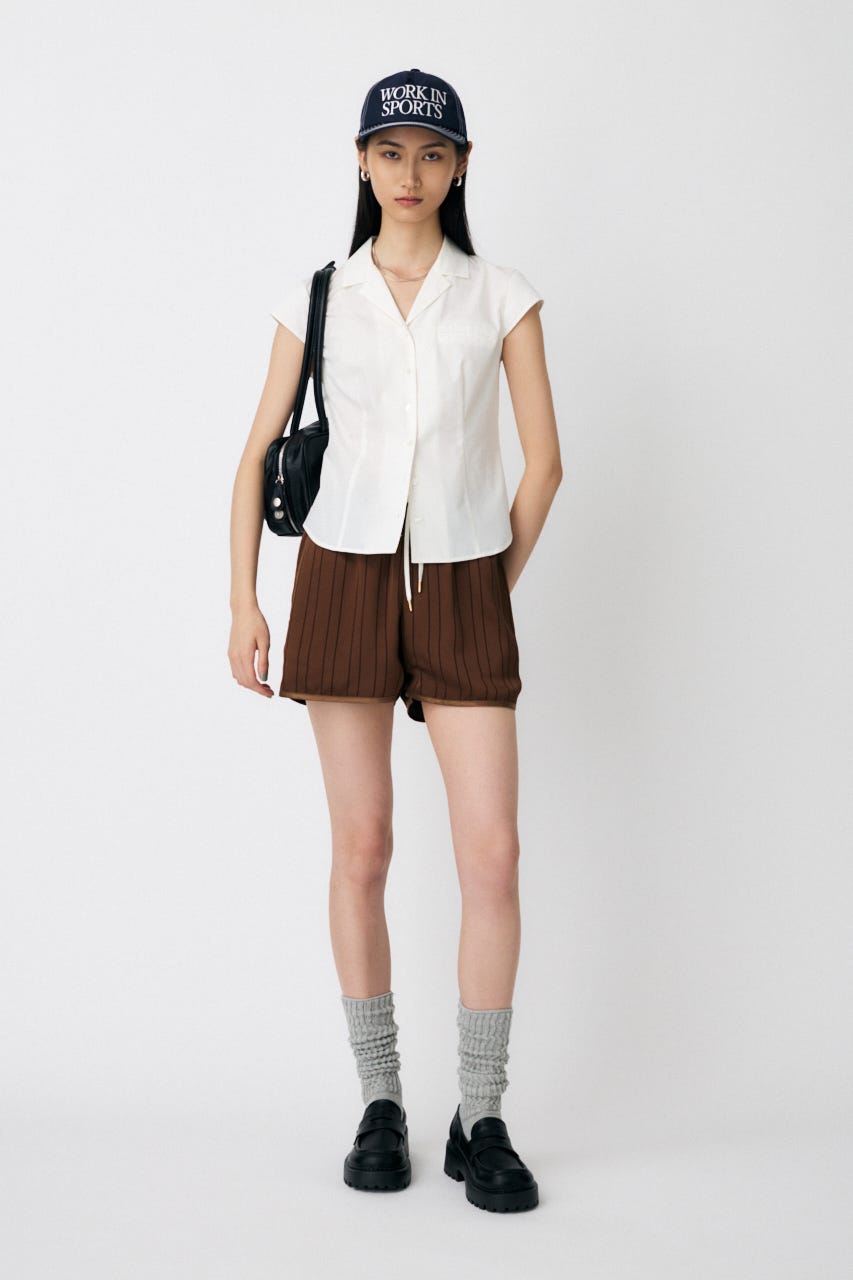 MOUSSY | MICRO SLEEVE SHIRT ブラウス (シャツ・ブラウス