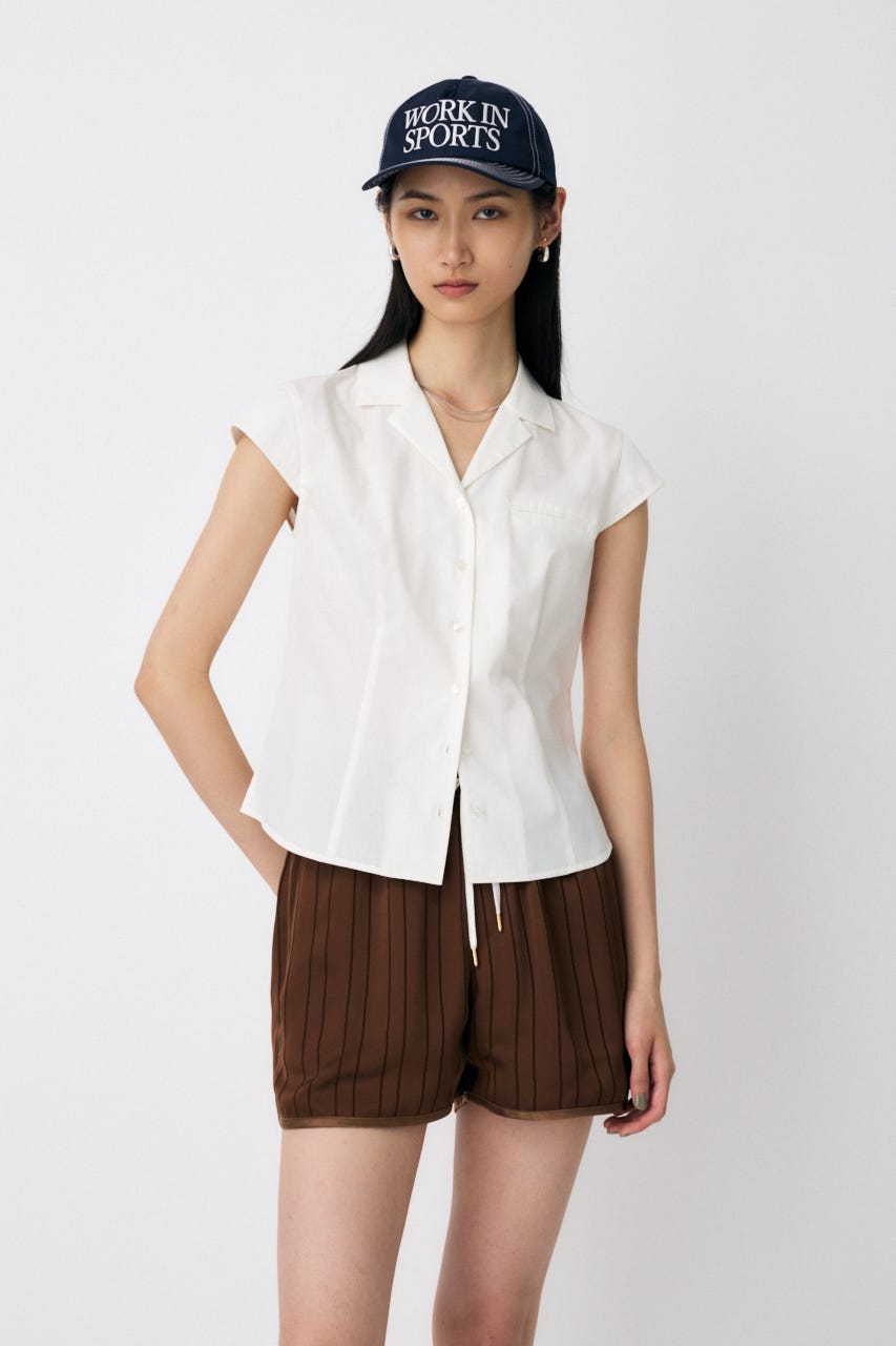 MOUSSY | MICRO SLEEVE SHIRT ブラウス (シャツ・ブラウス