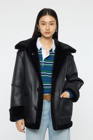 SHEARLING OVER MIDDLE ジャケット