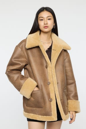 SHEARLING OVER MIDDLE ジャケット