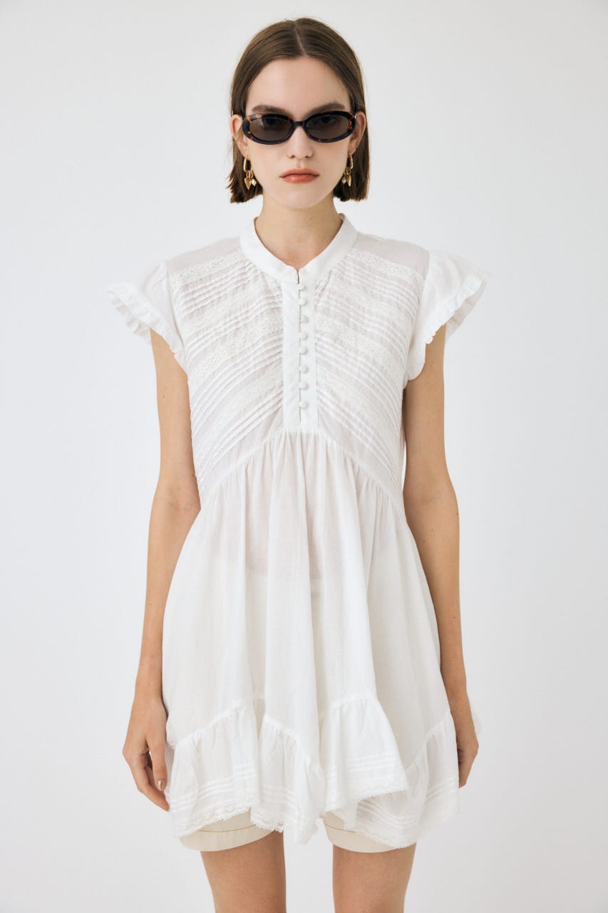 rossa チュニック MOUSSY | LACY FRILL チュニック (チュニック・ロングトップス