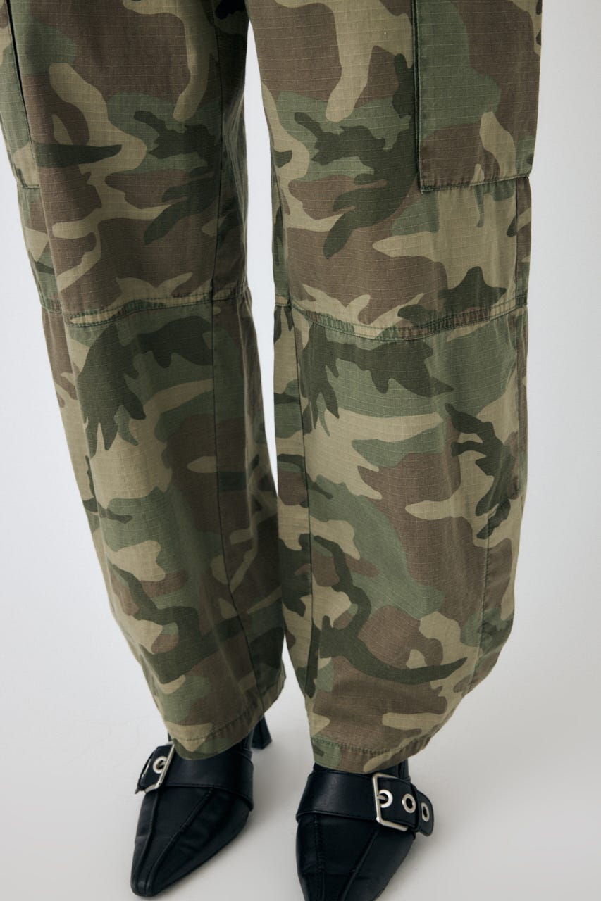 HARD EDIT MILITARY パンツ 柄KHA 1