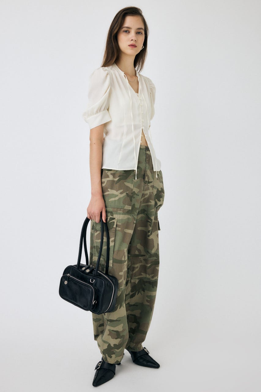 HARD EDIT MILITARY パンツ 柄KHA 1