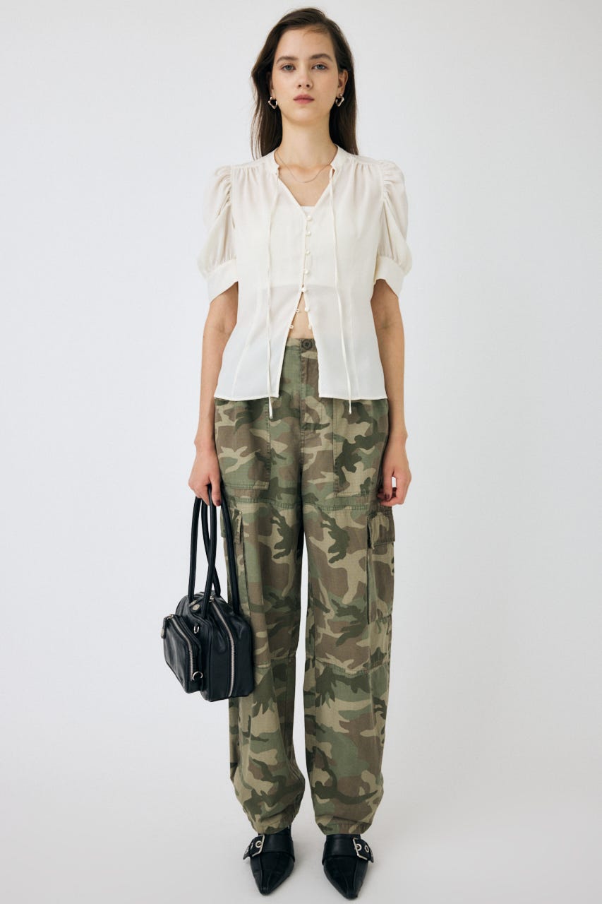 HARD EDIT MILITARY パンツ 柄KHA 1
