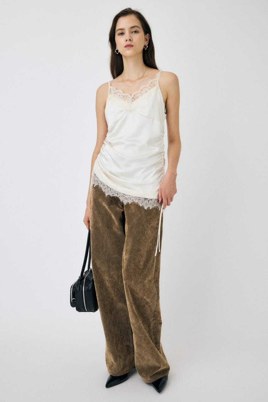 【MOUSSY】 LACE TRIM CAMI ドレス　完売品 MOUSSY | 【ViVi掲載】LACE TRIM CAMI ドレス (ワンピース(ミニ