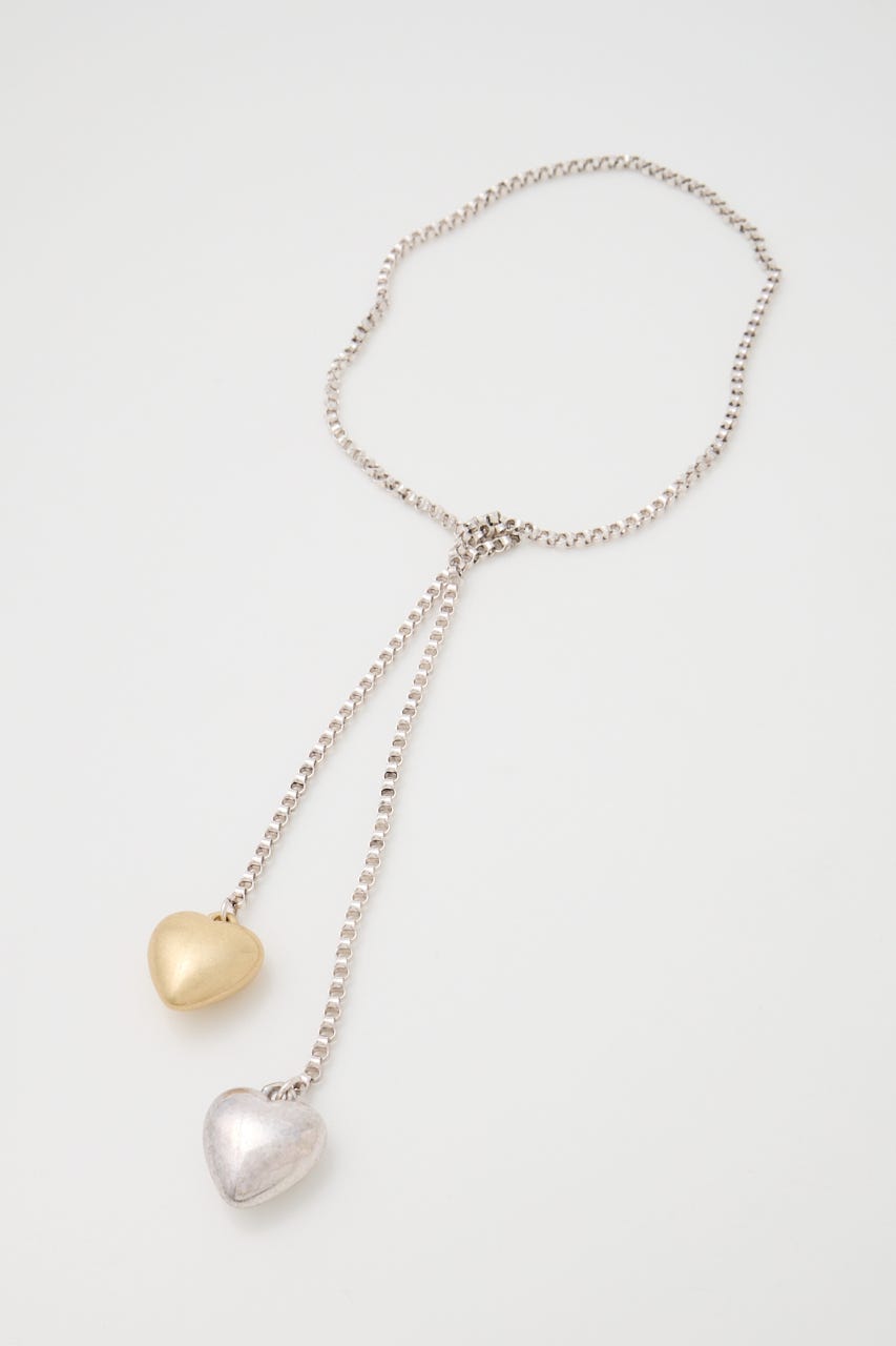 DOUBLE HEART ネックレス Multi_1 FREE