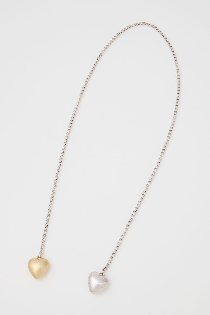 DOUBLE HEART ネックレス Multi_1 FREE