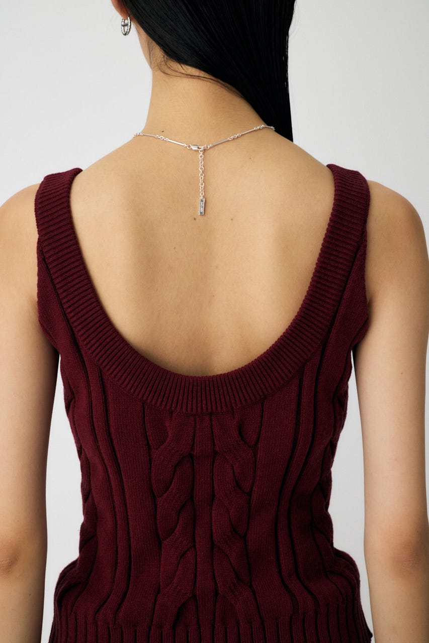 MOUSSY | CABLE KNIT キャミソール (キャミソール ) |SHEL'TTER