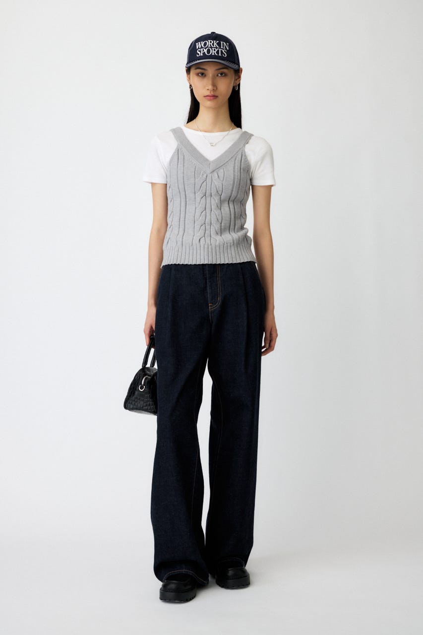 MOUSSY | CABLE KNIT キャミソール (キャミソール ) |SHEL'TTER