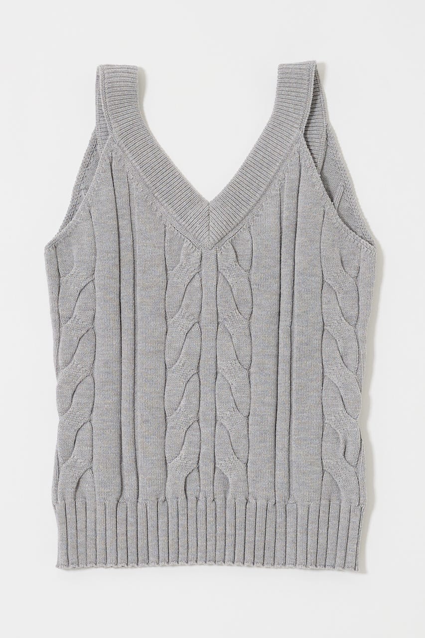 MOUSSY | CABLE KNIT キャミソール (キャミソール ) |SHEL'TTER