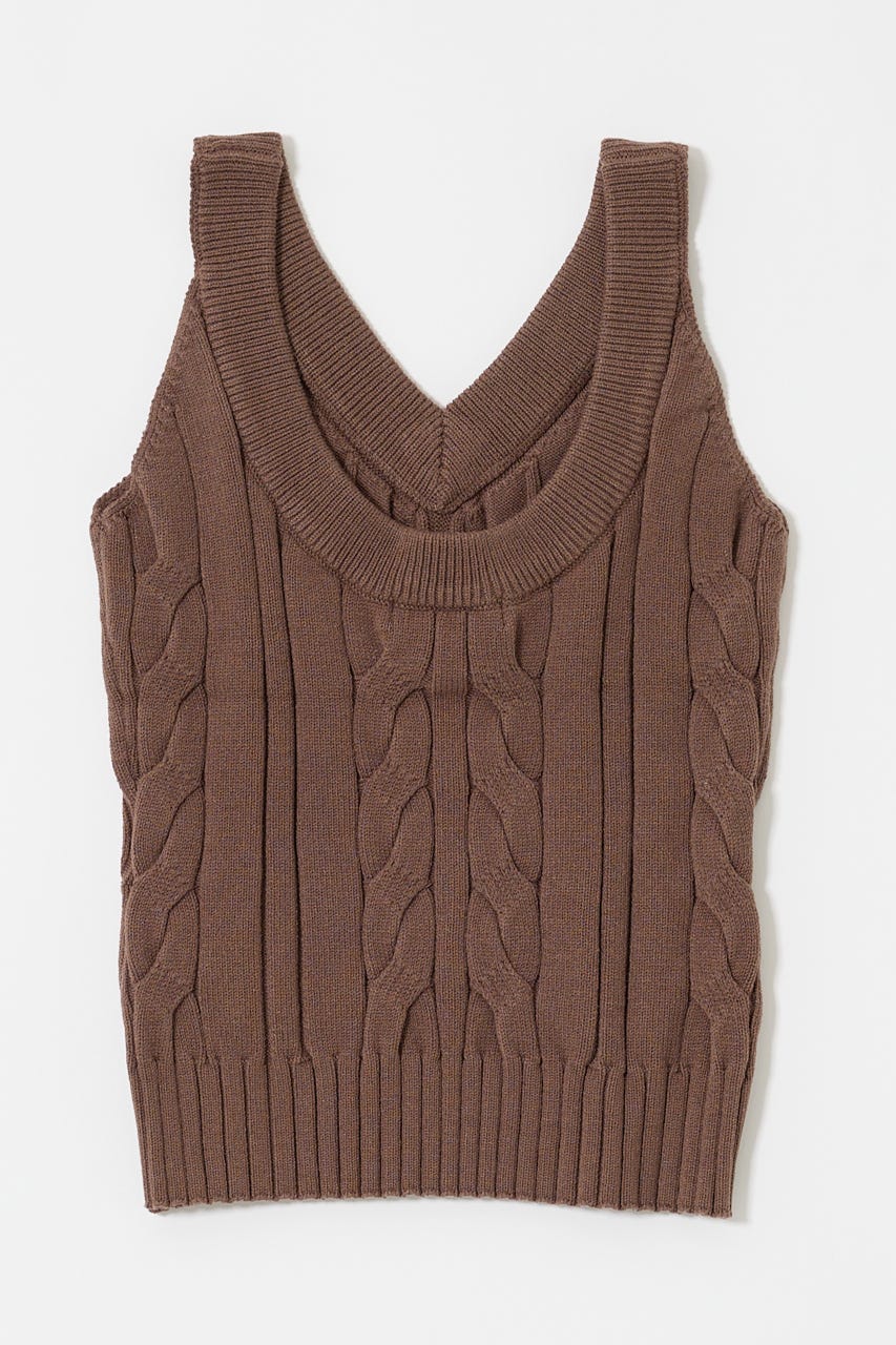 MOUSSY | CABLE KNIT キャミソール (キャミソール ) |SHEL'TTER
