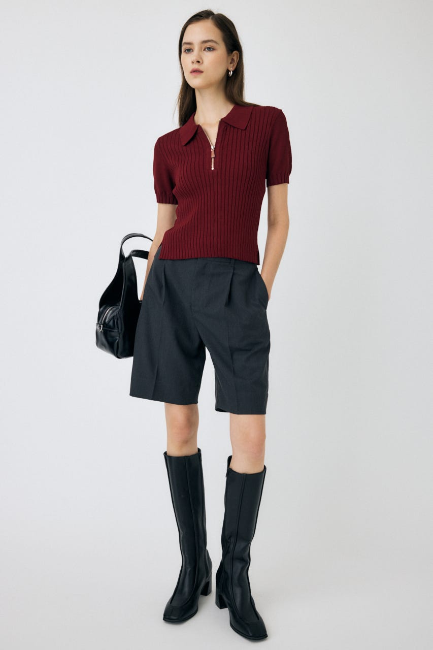 moussy トップス 新品 MOUSSY OPEN SHOULDER KNIT トップス ORG -ファッション通販
