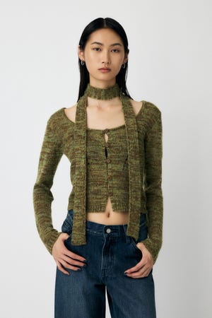 マウジー　【M_】COMPACT KNIT トップス 公式】MOUSSYのニットトップス|トップス(ニット)検索ページ