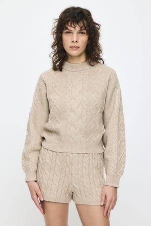 POPCORN CABLE セーター