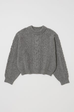 POPCORN CABLE セーター